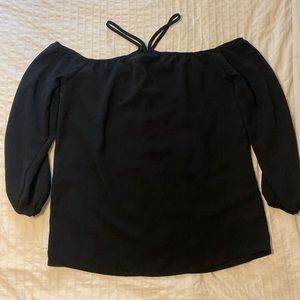 Vemvan black off the shoulder blouse